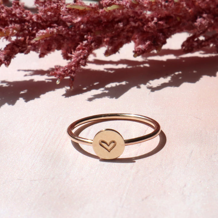 Personalized Letter Ring