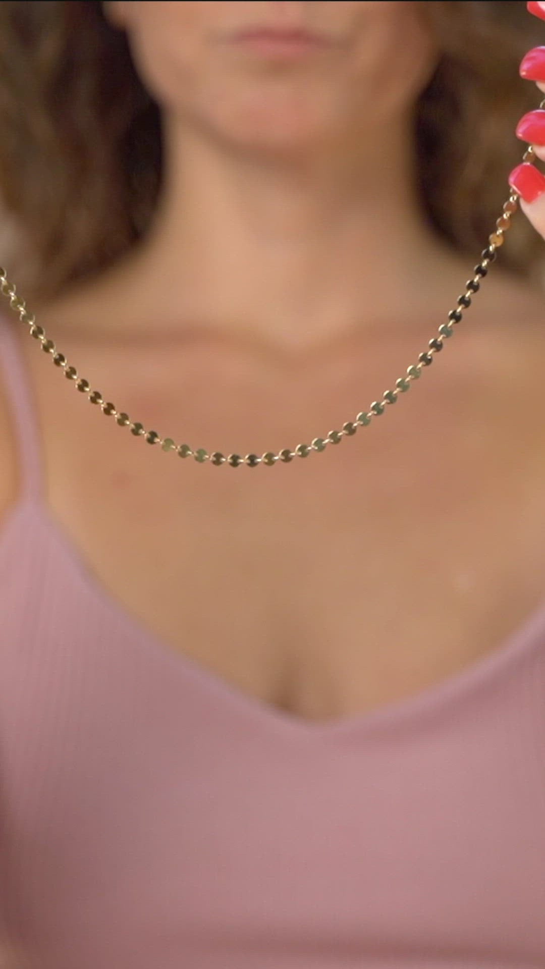 Sequin Choker Necklace